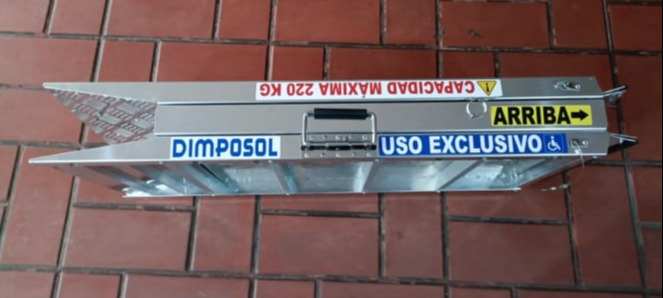 Rampa Portátil en Aluminio Discapacidad